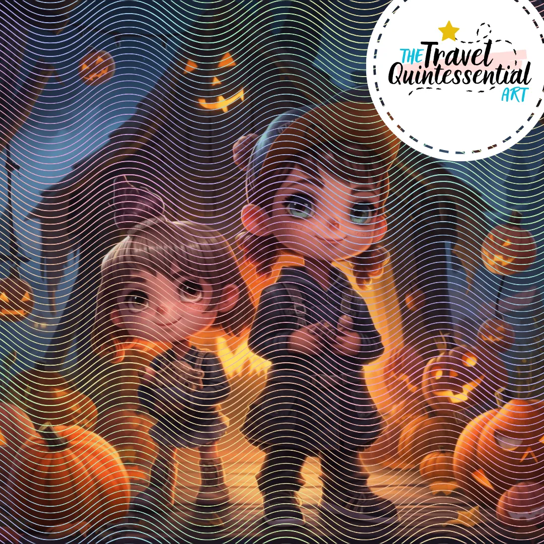 Cute Halloween Kids - Digital Art SETKID001