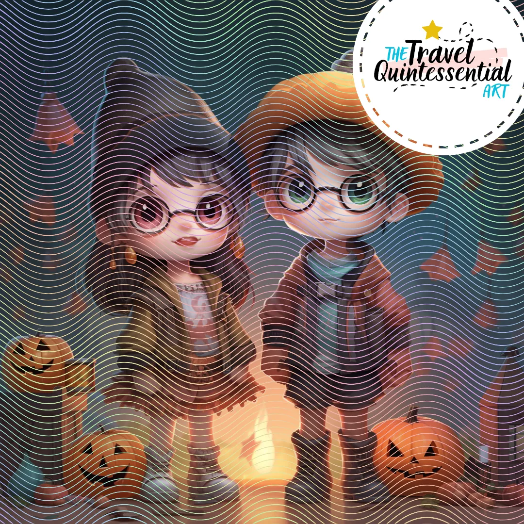 Cute Halloween Kids - Digital Art SETKID001