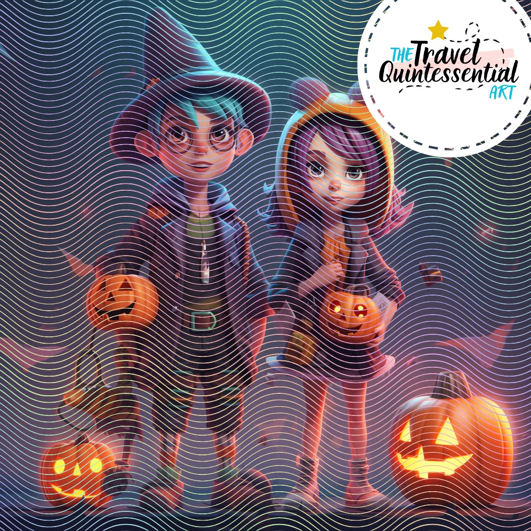 Cute Halloween Kids - Digital Art SETKID001