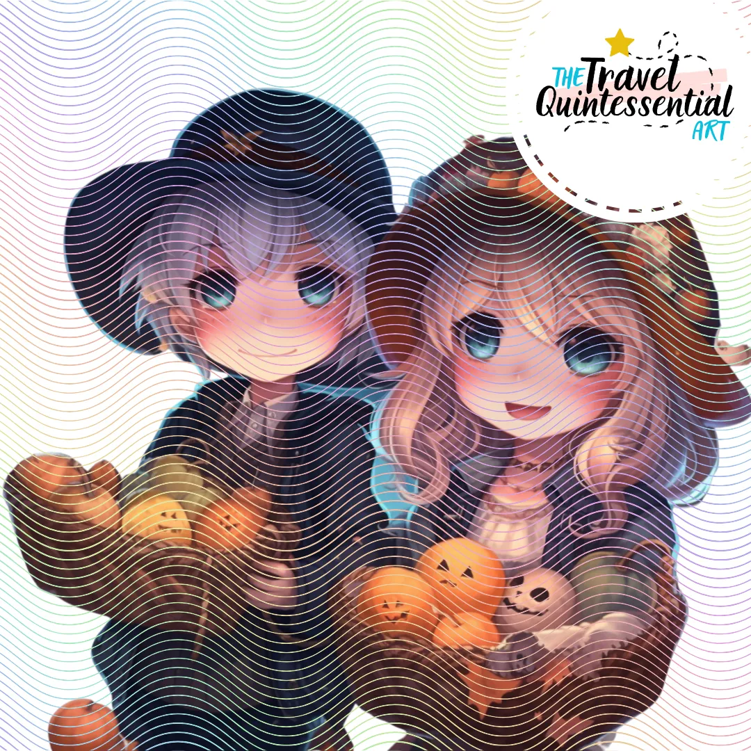 Cute Halloween Kids - Digital Art SETKID001