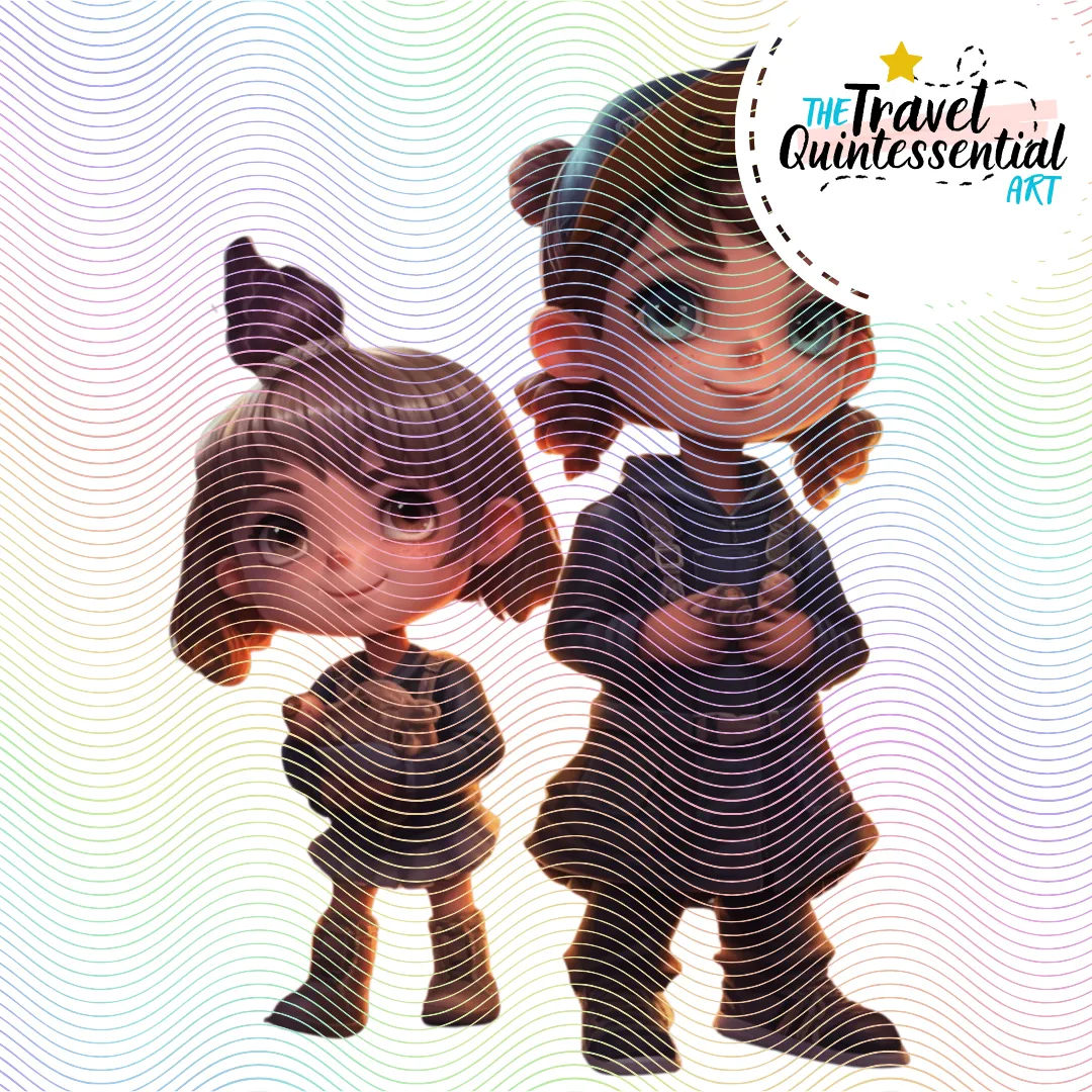 Cute Halloween Kids - Digital Art SETKID001