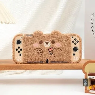 Cute Plush Switch OLED Case