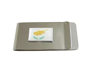 Cyprus Flag Pendant Money Clip