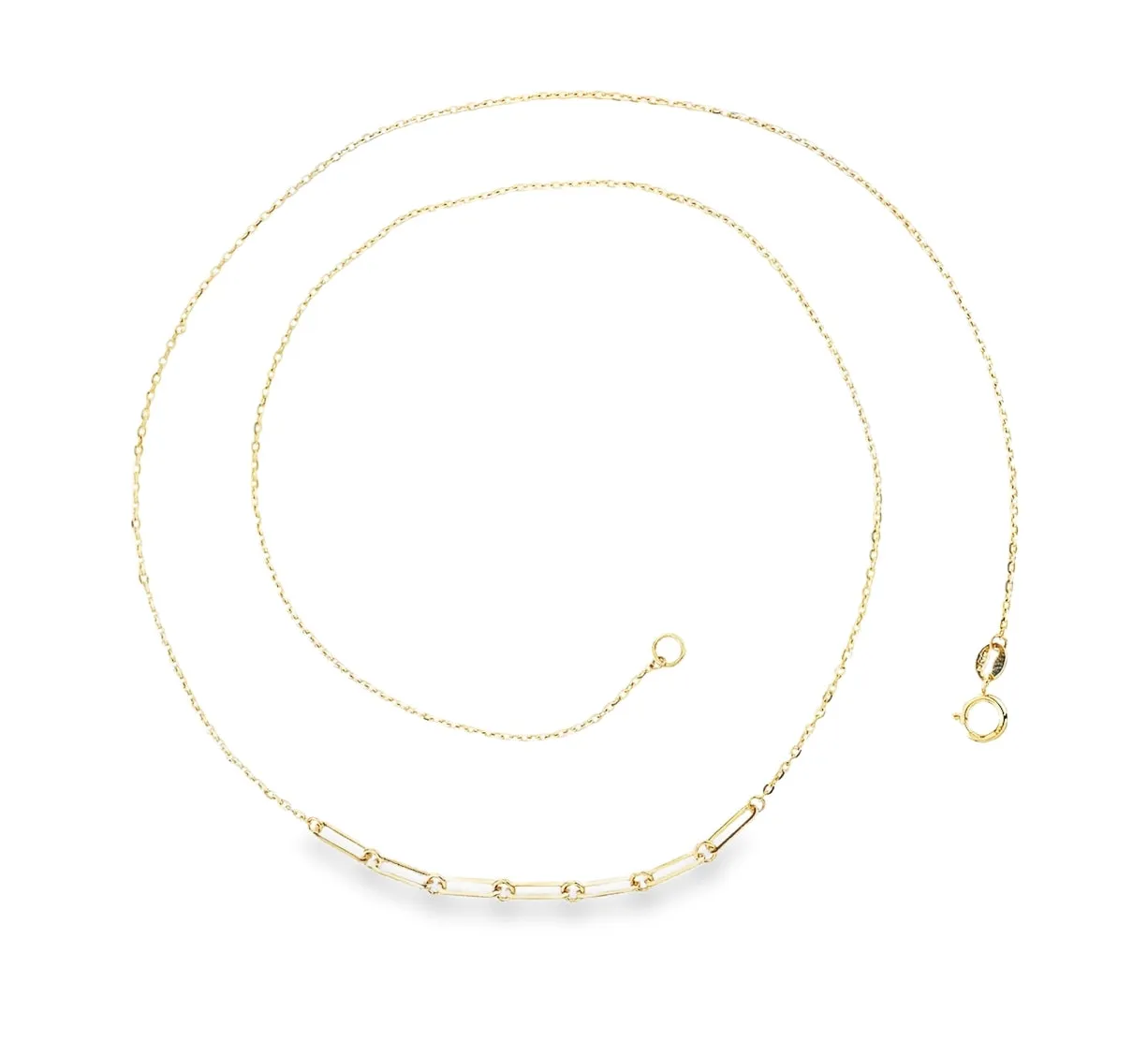Dainty Paperclip Cable Necklace