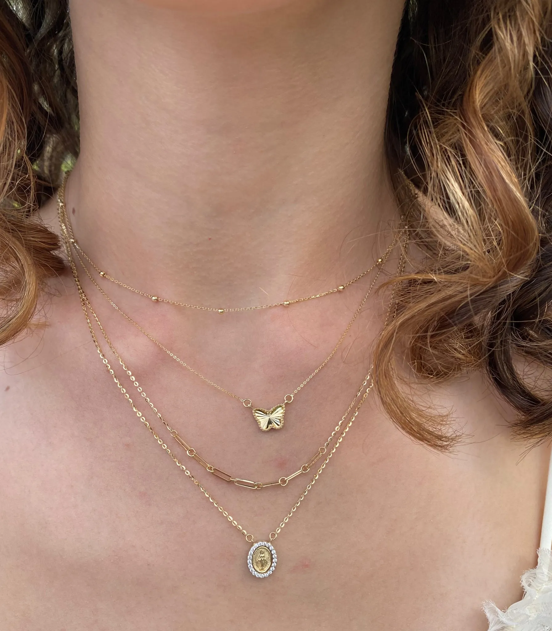 Dainty Paperclip Cable Necklace