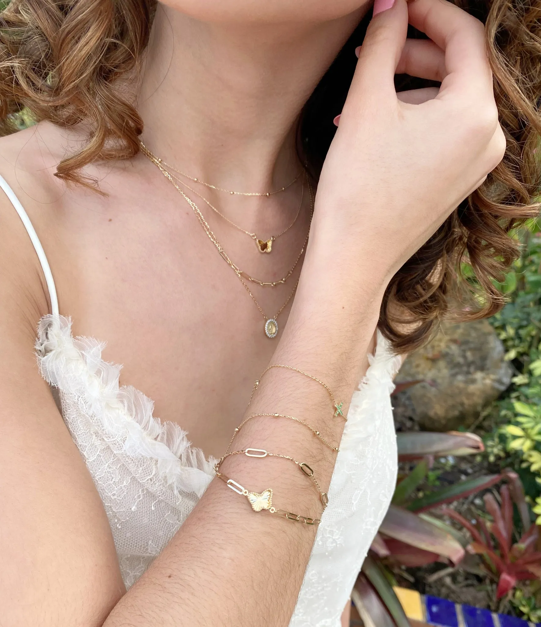 Dainty Paperclip Cable Necklace