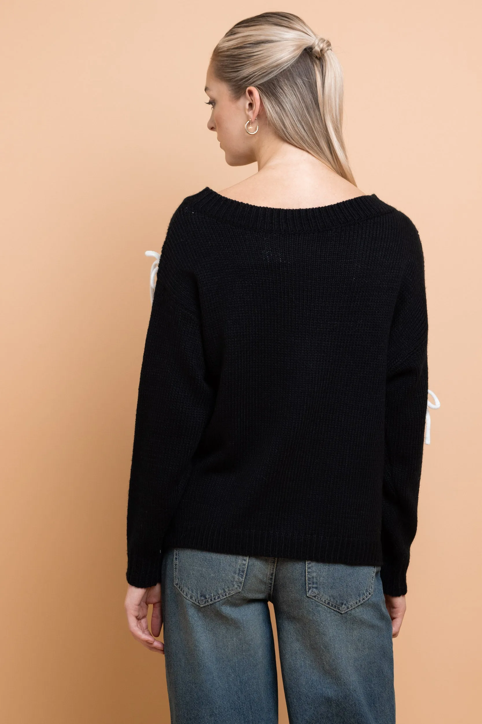 Daisy Street Bow Detail Jumper