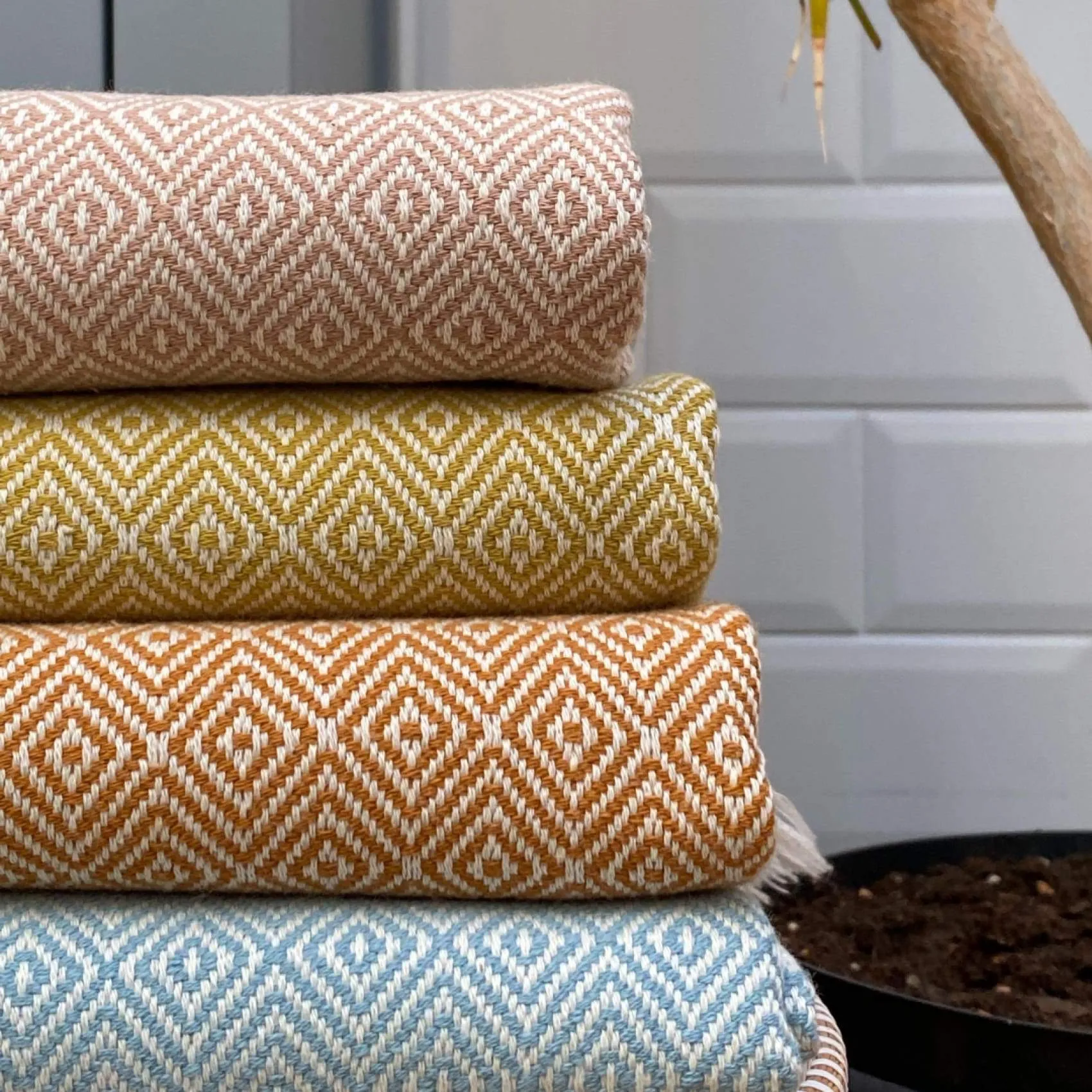 Damla Organic Cotton Vegan Peshtemal | Multiple Colours