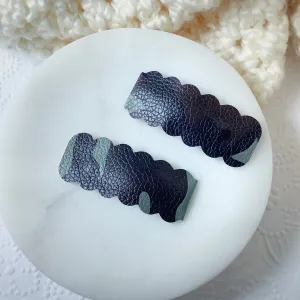 Dark Camoflage Snap Clip Duo