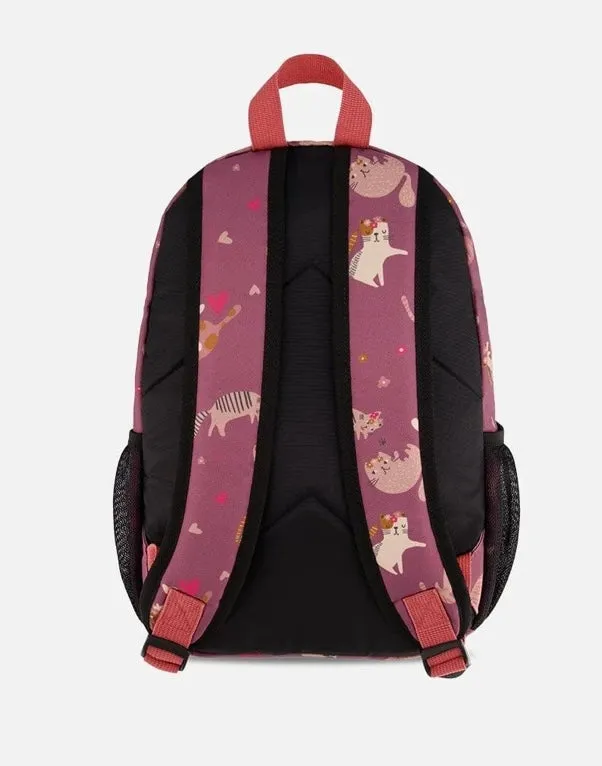 Deux Par Deux Cute Cats Toddler Backpack