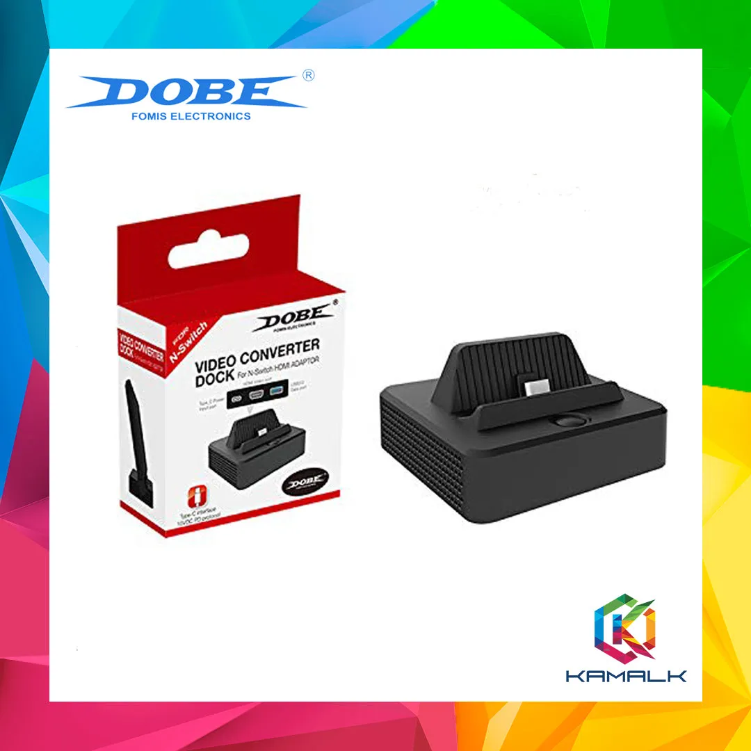 Dobe Nintendo Switch HDMI Video Converter Charing Dock Stand with USB 3.0 Port TNS-1828