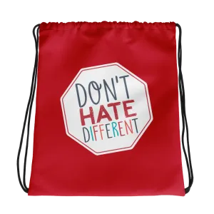 Don't Hate Different (Drawstring Bag)