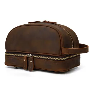 Dopp Kit Personalized Double Compartment Toiletry Travel Case
