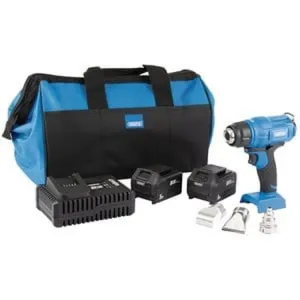 Draper D20 20V Heat Gun Kit ( 2 X 5Ah Batteries, Charger And Bag) Dr-99737