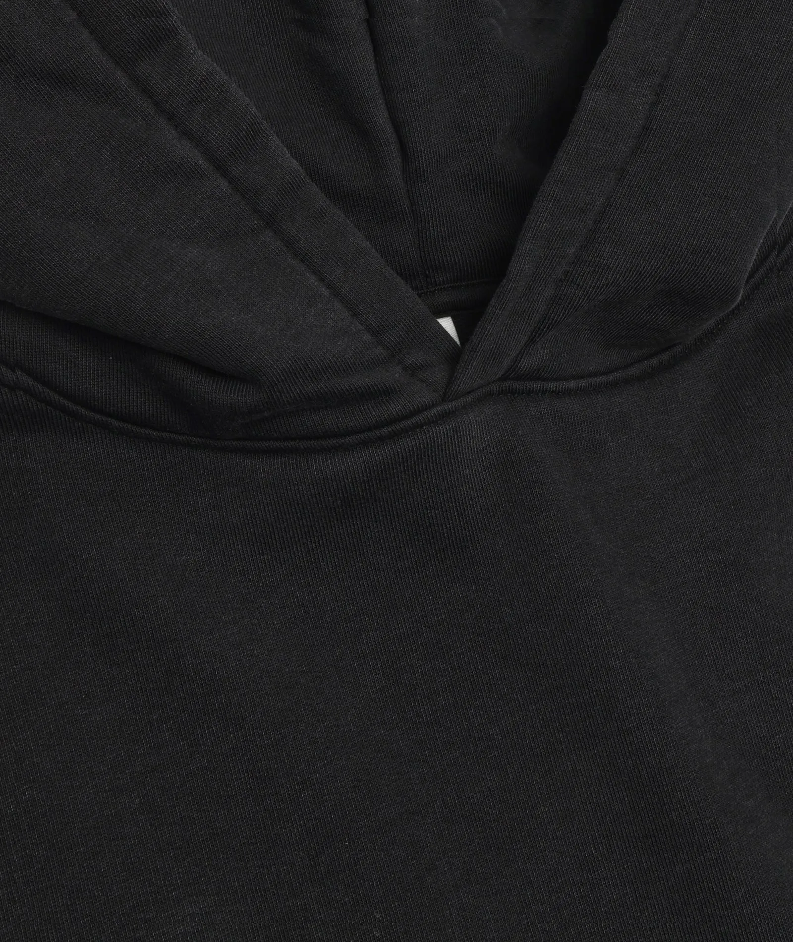 Drop Shoulder Hoodie - Acid Black