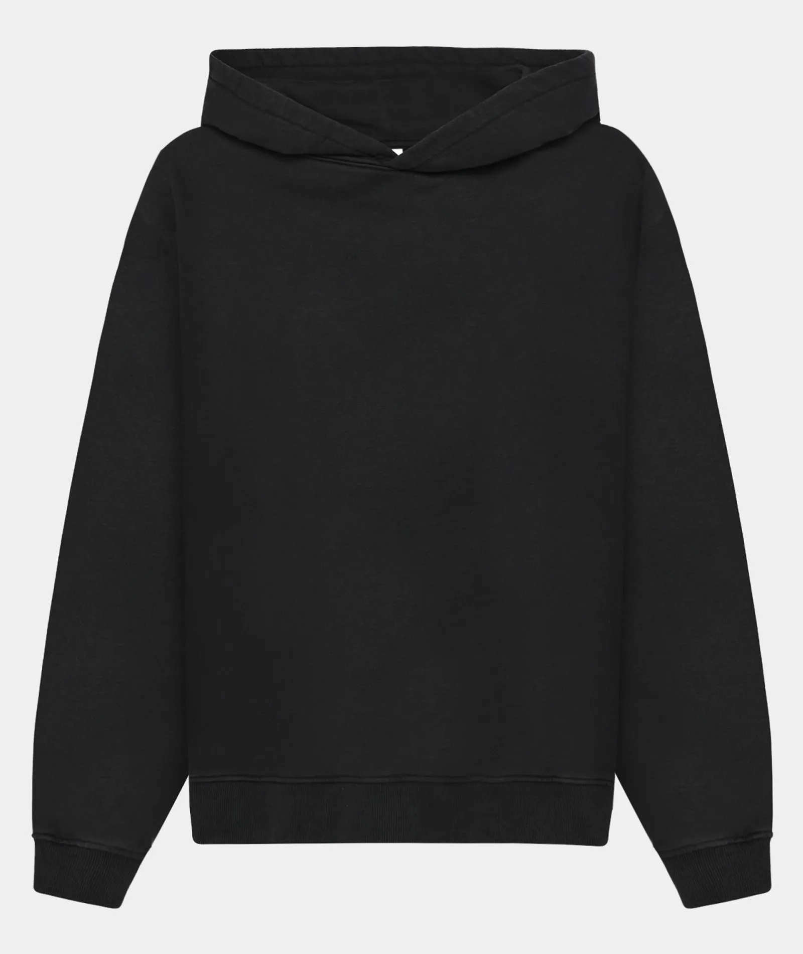 Drop Shoulder Hoodie - Acid Black