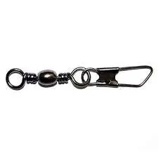 Eagle Claw Barrel Swivel W/ Safety Snap