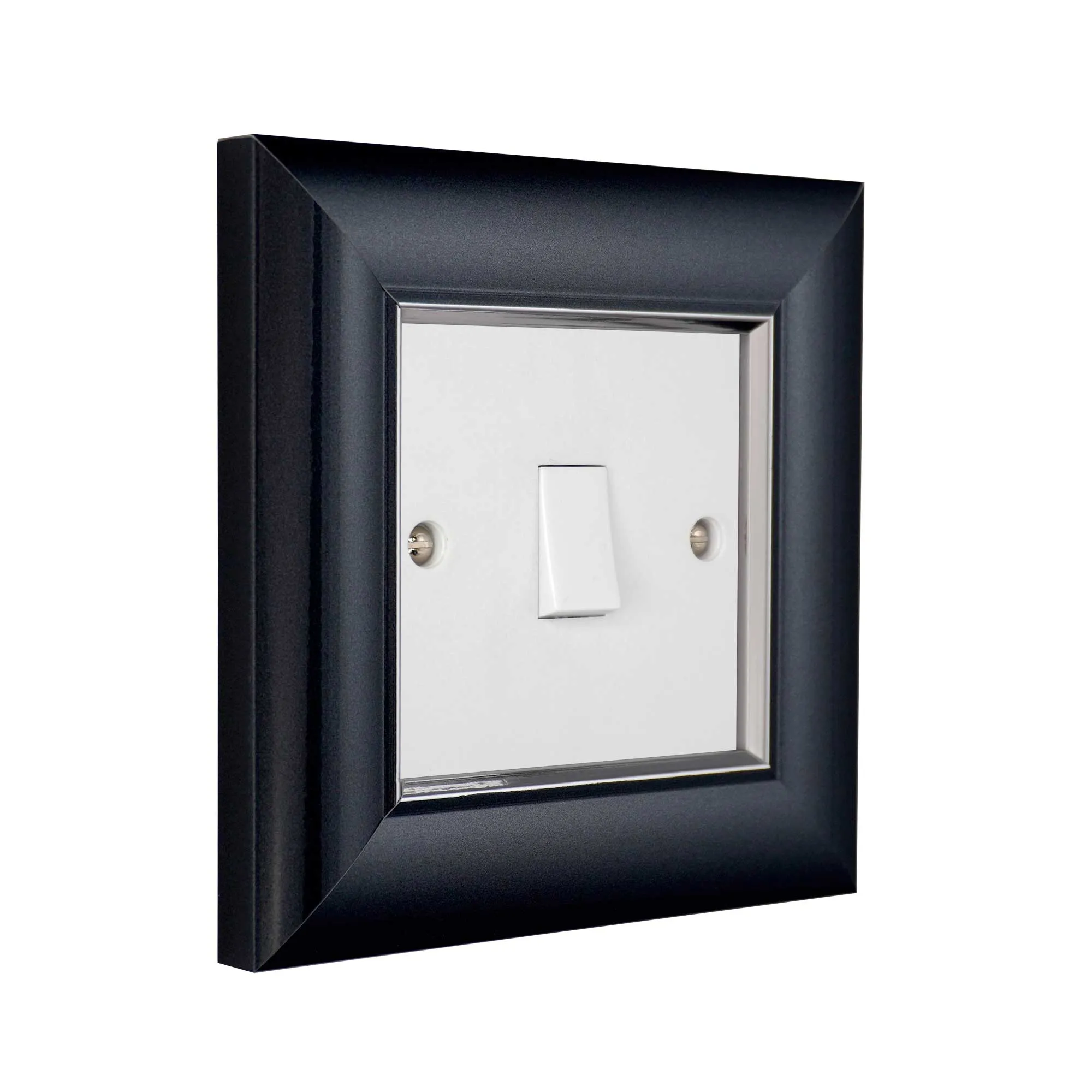 ElekTek Decorative Switch Surround Frame Cover Finger Plate Manhattan