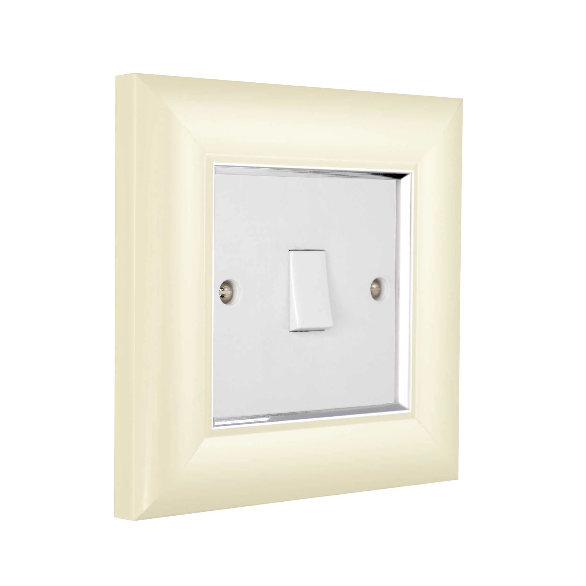 ElekTek Decorative Switch Surround Frame Cover Finger Plate Manhattan