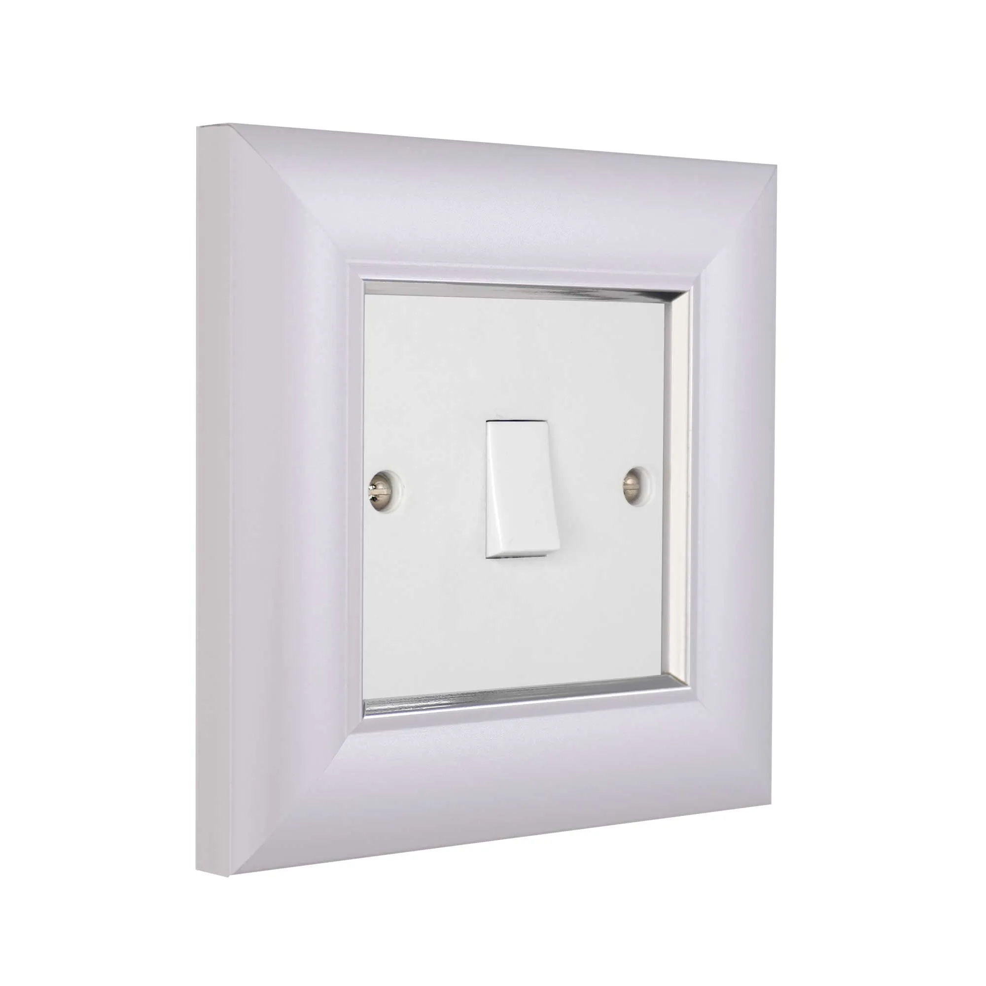 ElekTek Decorative Switch Surround Frame Cover Finger Plate Manhattan