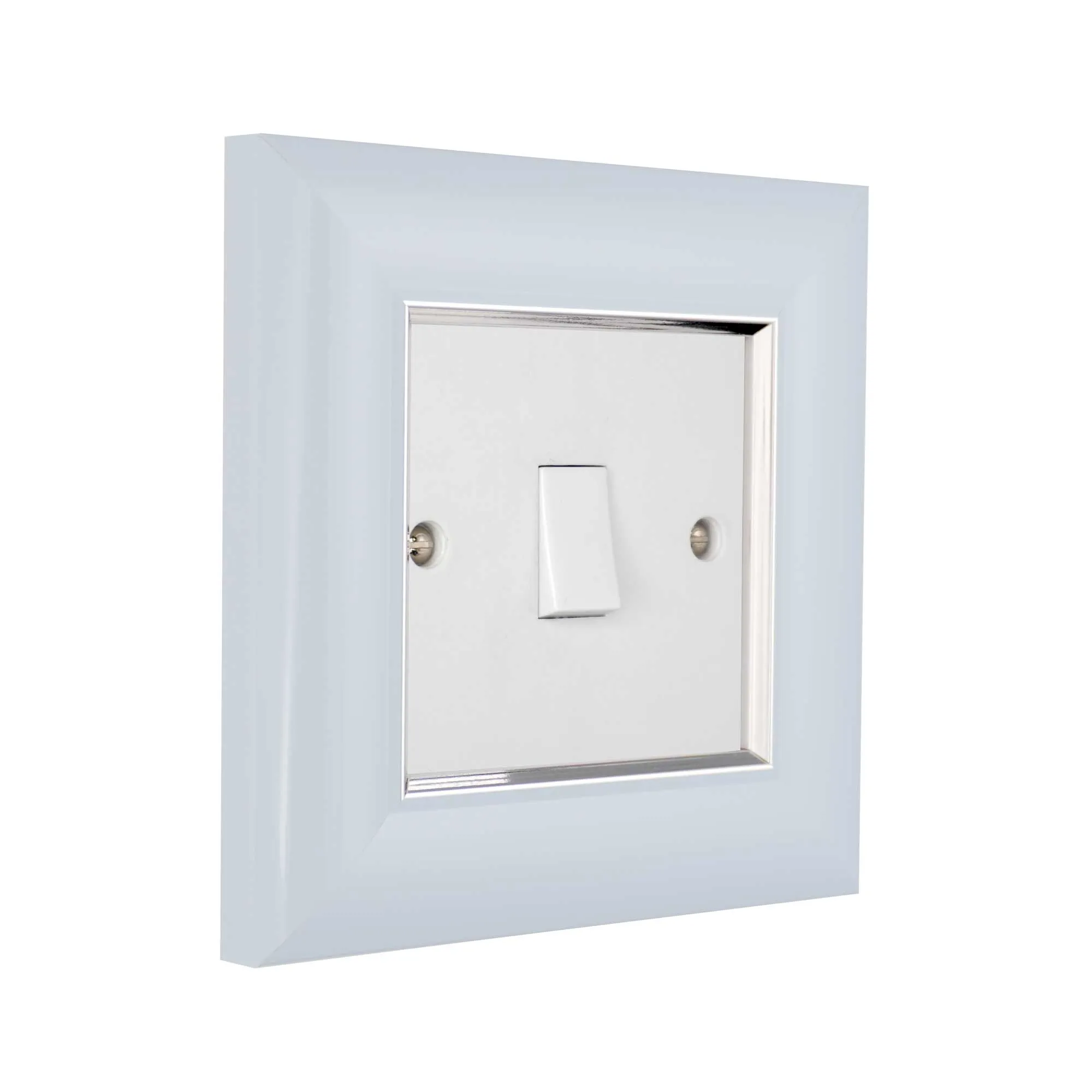ElekTek Decorative Switch Surround Frame Cover Finger Plate Manhattan