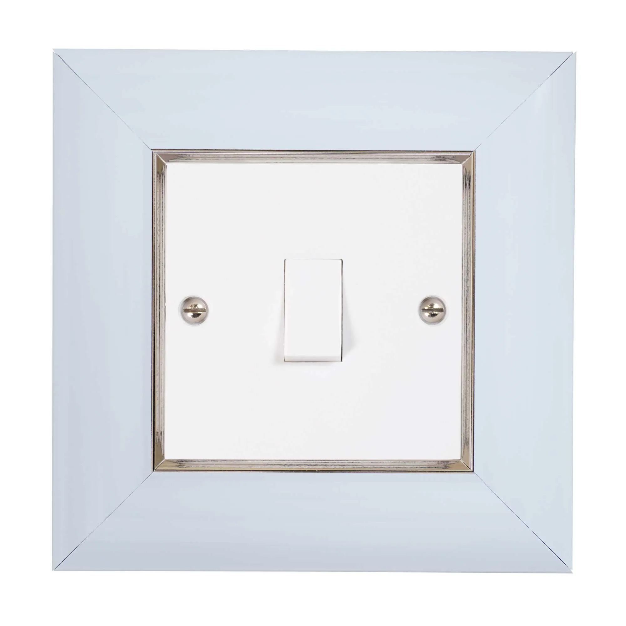 ElekTek Decorative Switch Surround Frame Cover Finger Plate Manhattan