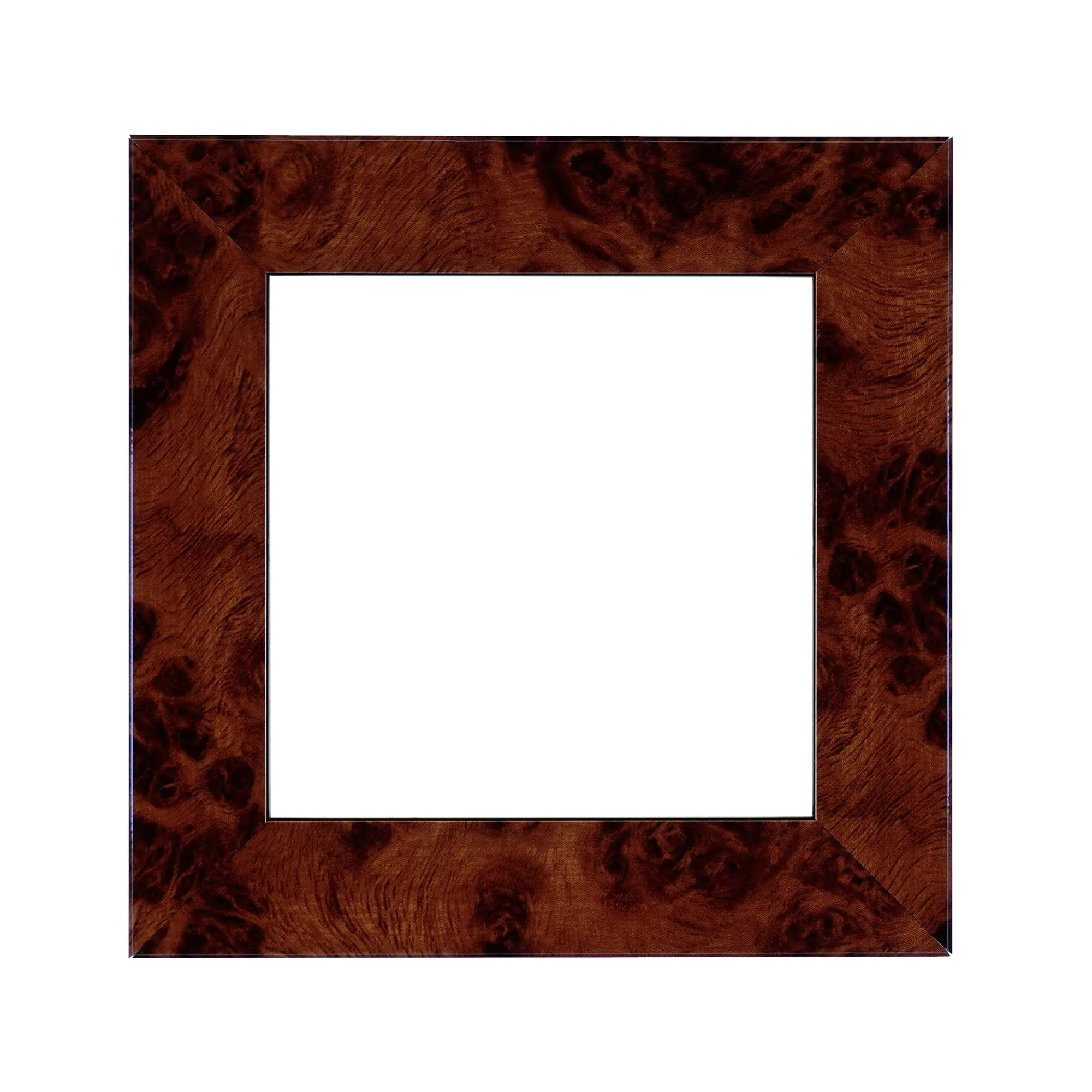 ElekTek Decorative Switch Surround Frame Cover Finger Plate Modena Dark Wood Effects
