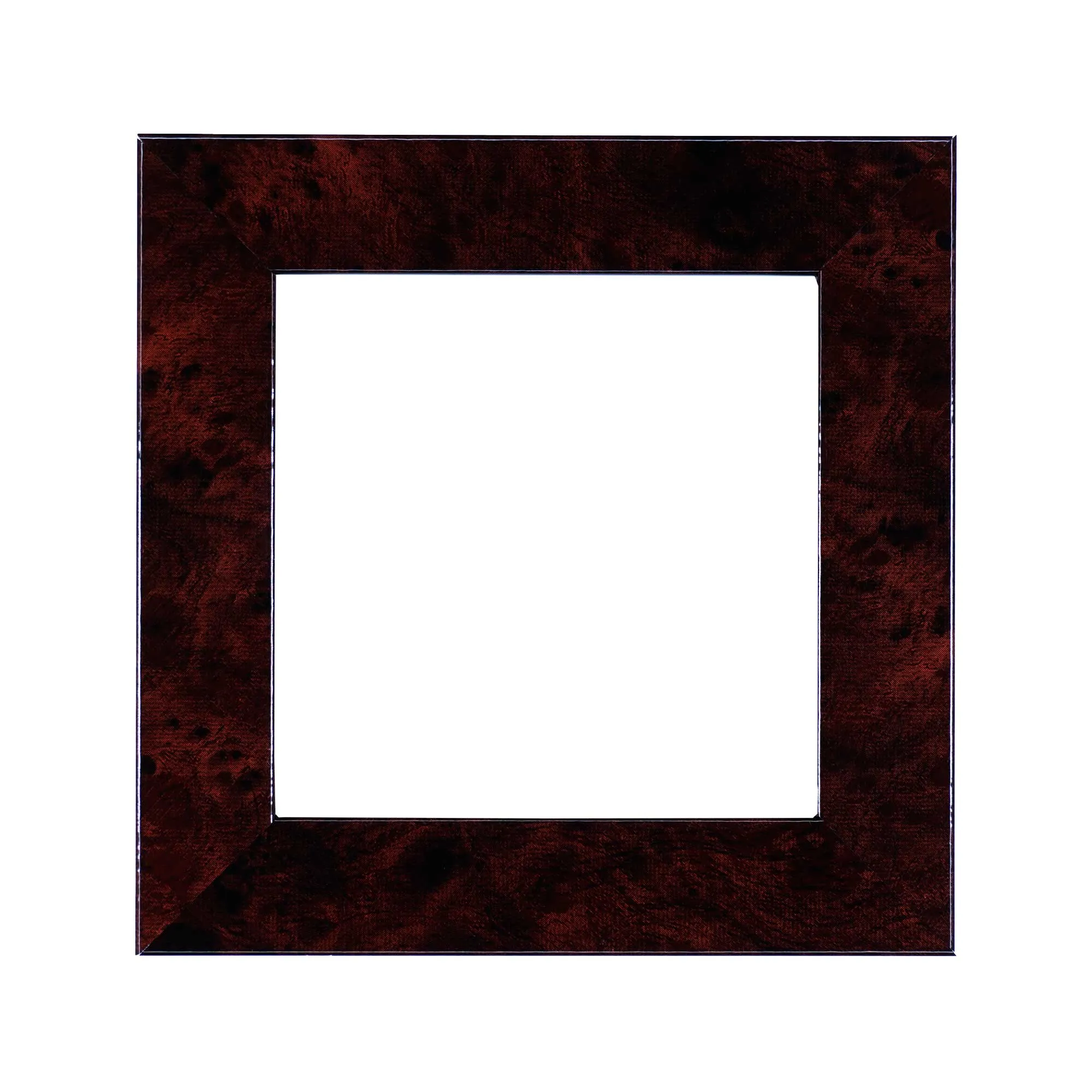 ElekTek Decorative Switch Surround Frame Cover Finger Plate Modena Dark Wood Effects