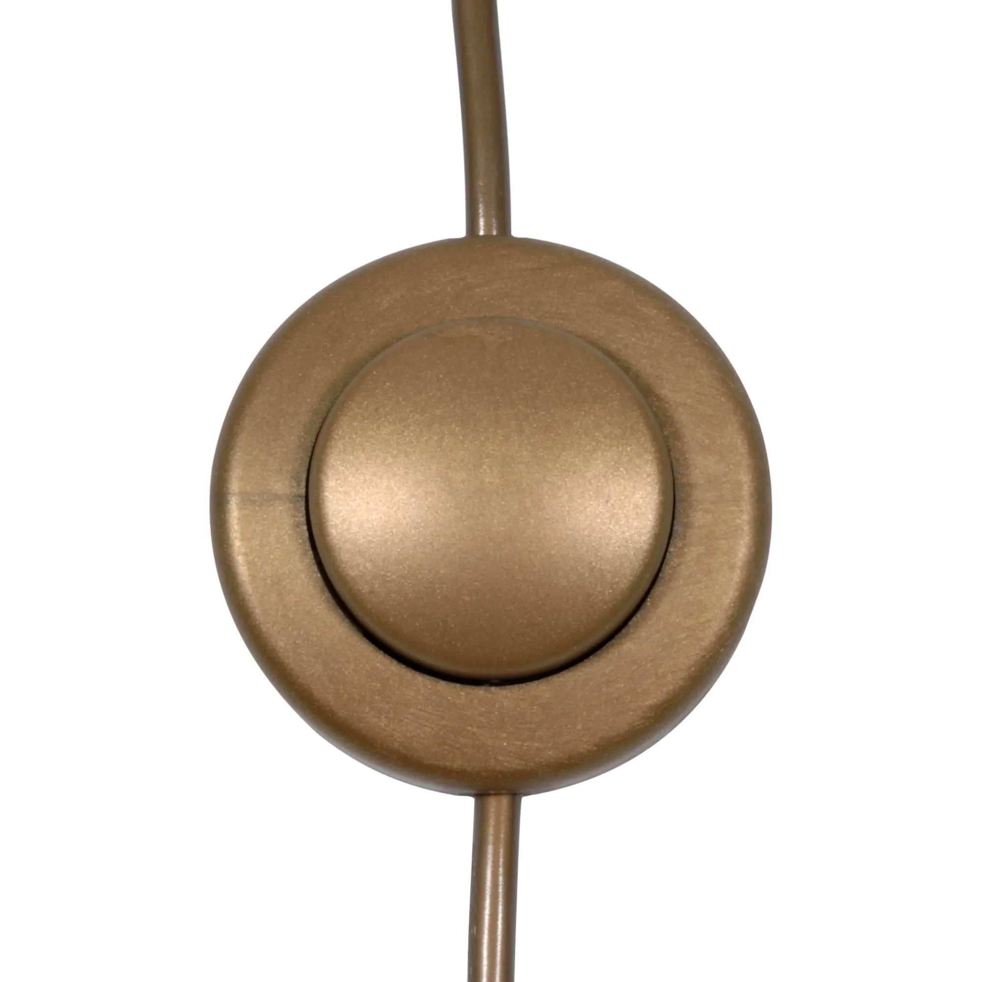 ElekTek Foot Press Switch In Line Push Button Large 65mm Diameter Use 2 or 3 Core Flex Colours