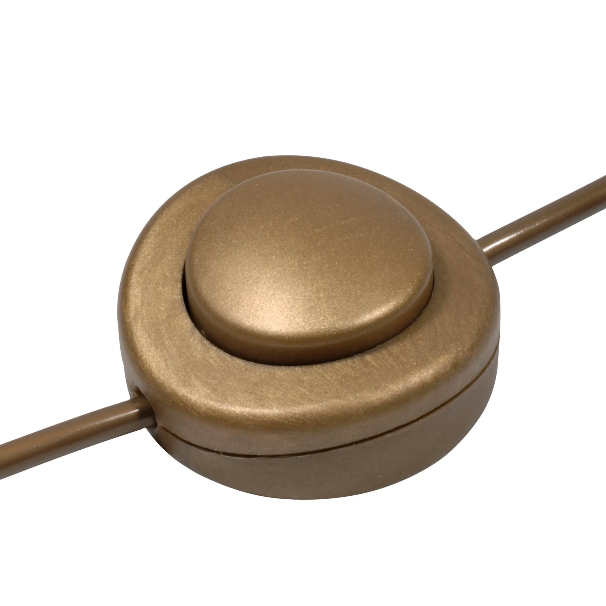 ElekTek Foot Press Switch In Line Push Button Large 65mm Diameter Use 2 or 3 Core Flex Colours