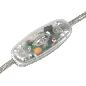 ElekTek Push Button Dimmer Torpedo Switch Low Range Electronic 10-150w 2 Core Flex Only Colours
