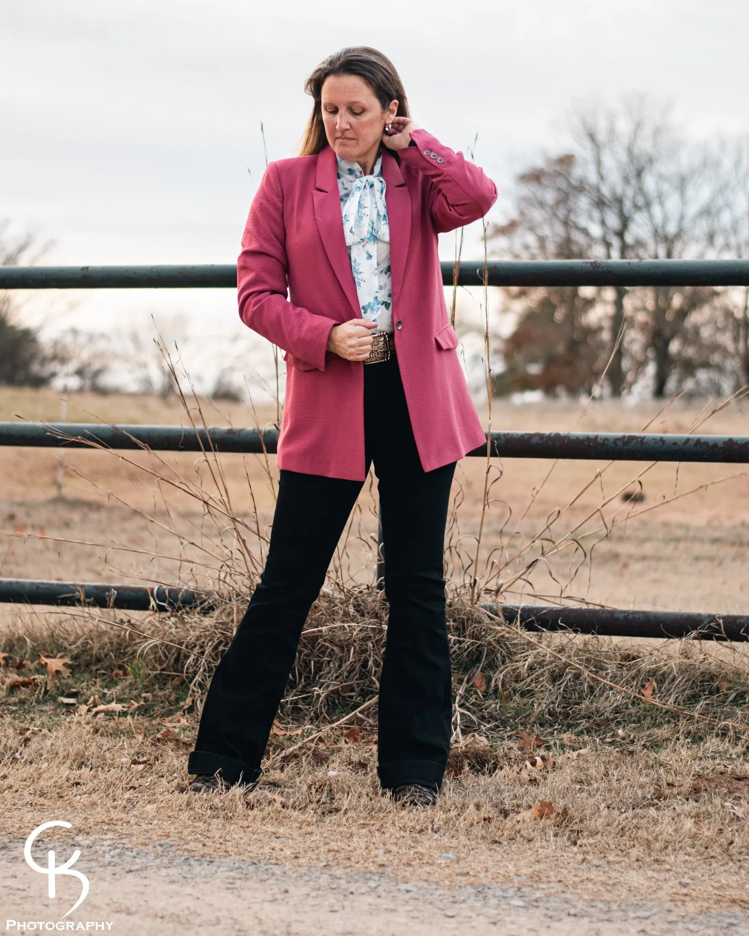 Ella Blazer (Dry Rose)