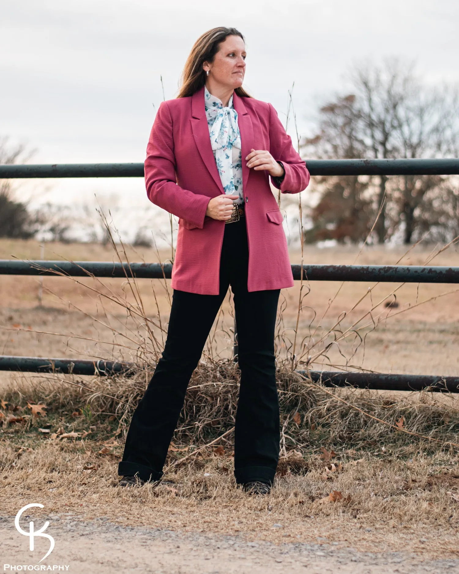 Ella Blazer (Dry Rose)