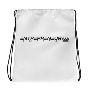 Entrepreneur Empire Drawstring bag -White
