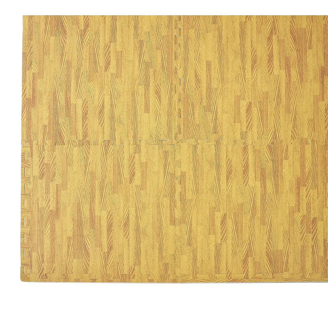 Eva Foam | Gym Flooring Puzzle Mats - Wood Style