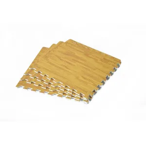 Eva Foam | Gym Flooring Puzzle Mats - Wood Style