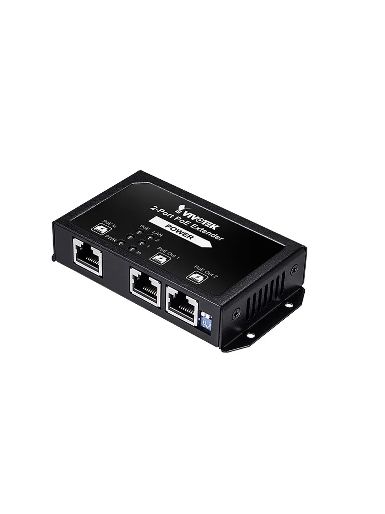 Extensor Vivotek Apfxc0210 2 Ptos Poe Fast Ethernet Para Int