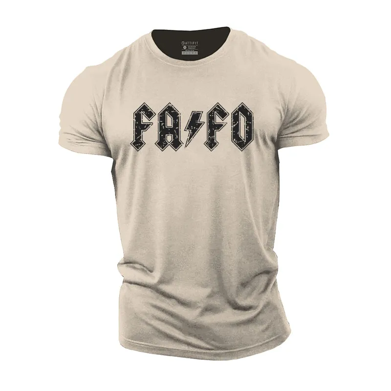 FAFO Graphic Men's Cotton T-Shirt