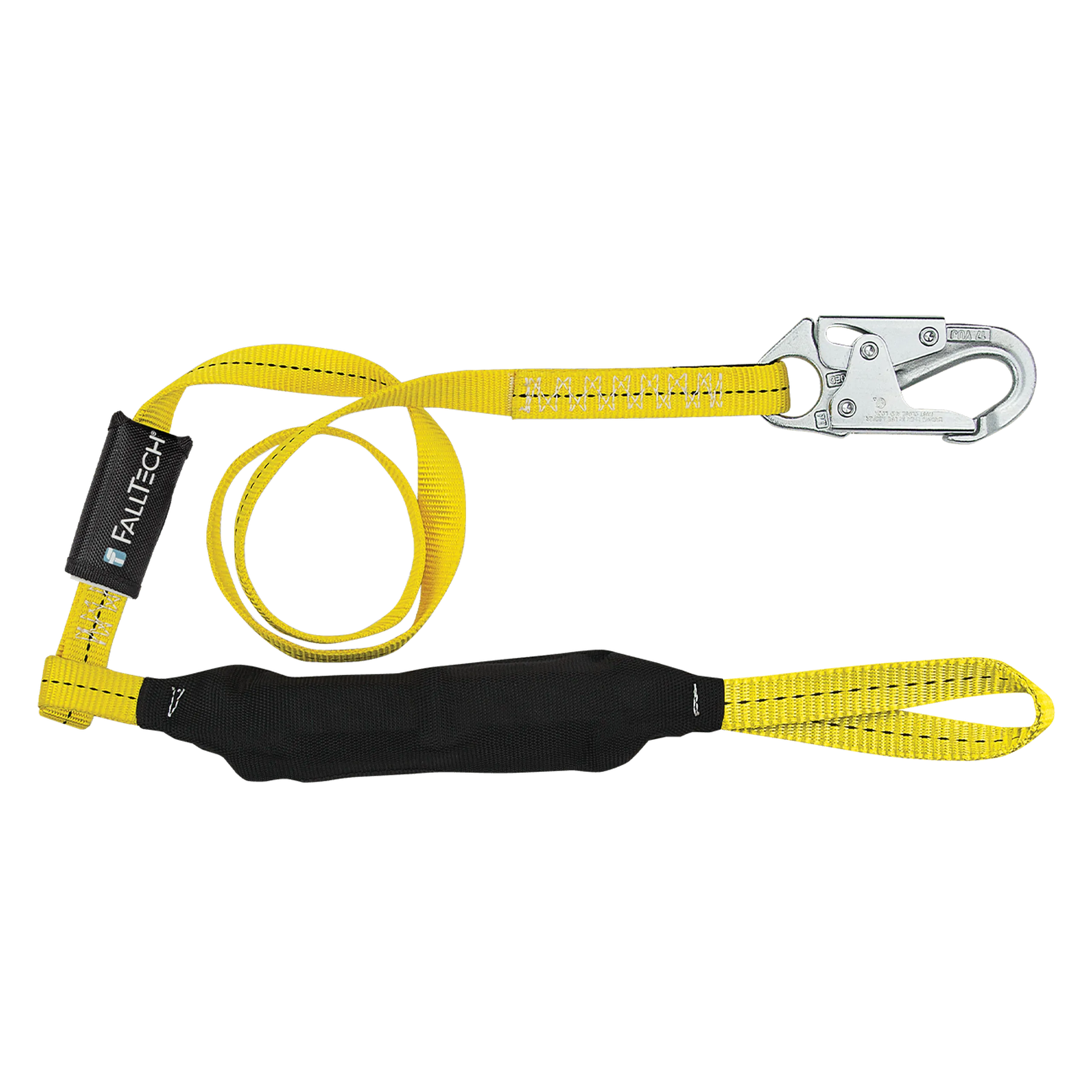 FallTech 8256LTL 6' Soft Pack FT Basic® Energy Absorbing Lanyard, Single-leg with Choke-loop (each)