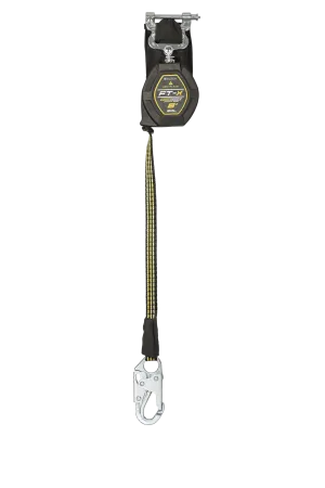 FallTech 84008SP1 8' FT-X EdgeCore Arc Flash Class 2 Leading Edge Personal SRL-P, Single-leg with Steel Snap Hook