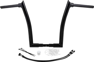 Fat Baggers, Inc. 809316-B 1-1/2in. EZ Install Pointed Top Handlebar Kit - Black