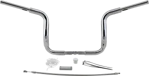 Fat Baggers, Inc. 809412 1-1/2in. EZ Install Pointed Top Handlebar Kit - Chrome