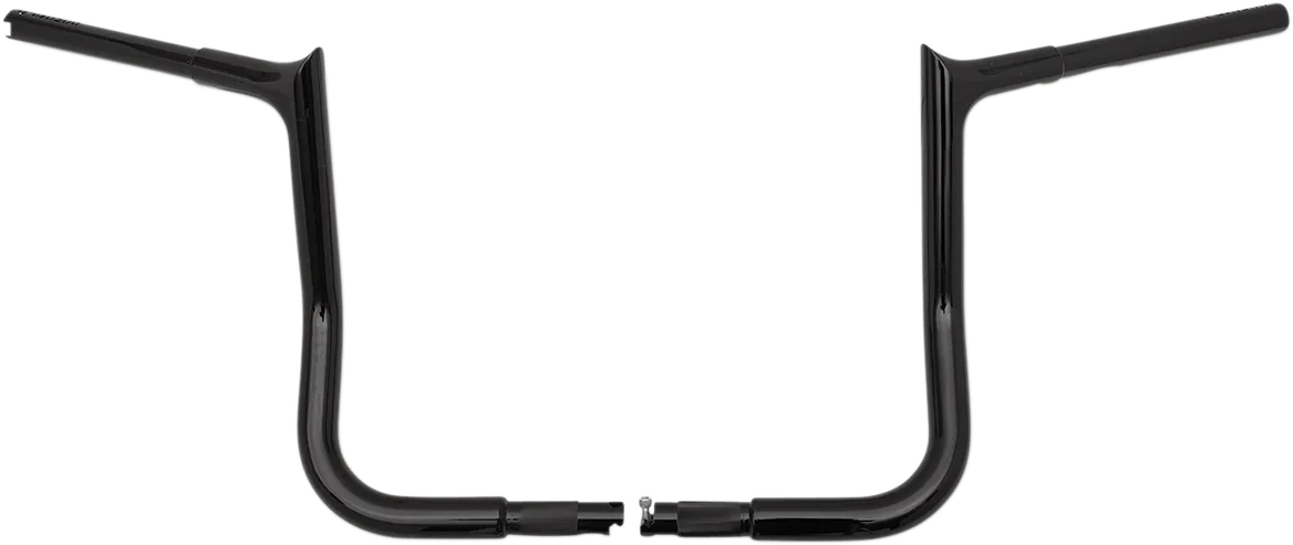 Fat Baggers, Inc. 909112-B 1-1/4in. EZ Install Handlebar Kit with Pointed Top Handlebars - Gloss Black