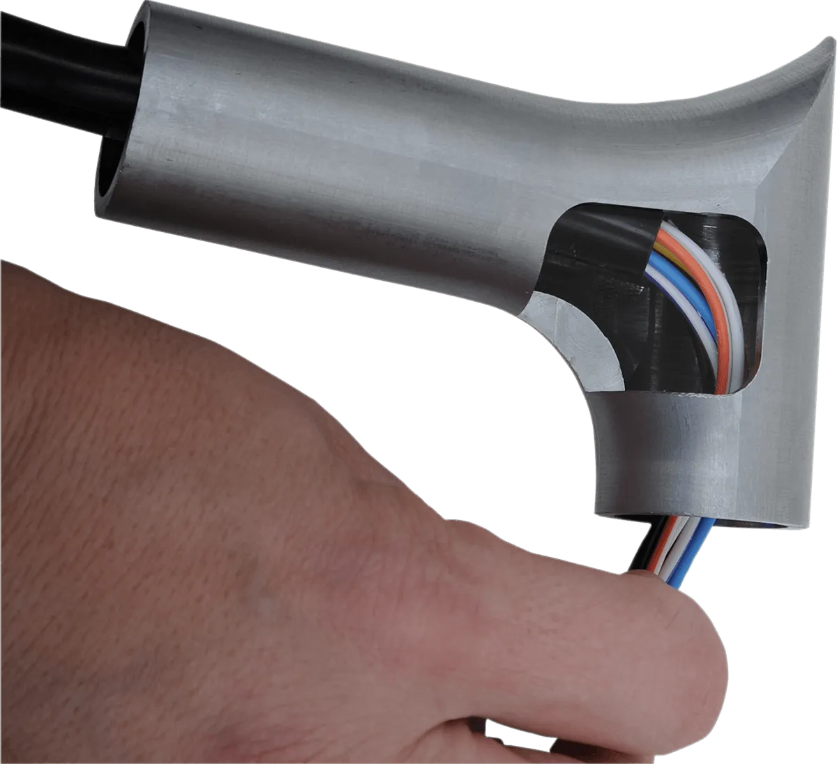 Fat Baggers, Inc. 909114 1-1/4in. EZ Install Handlebar Kit with Pointed Top Handlebars - Chrome