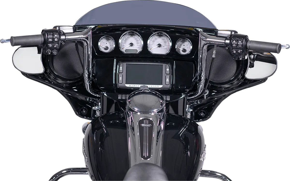Fat Baggers, Inc. 909114 1-1/4in. EZ Install Handlebar Kit with Pointed Top Handlebars - Chrome