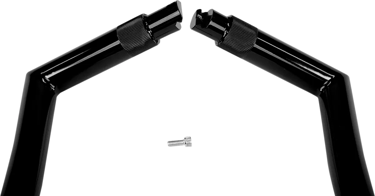 Fat Baggers, Inc. 909316-B 1-1/4in. EZ Install Handlebar Kit with Pointed Top Handlebars - Gloss Black