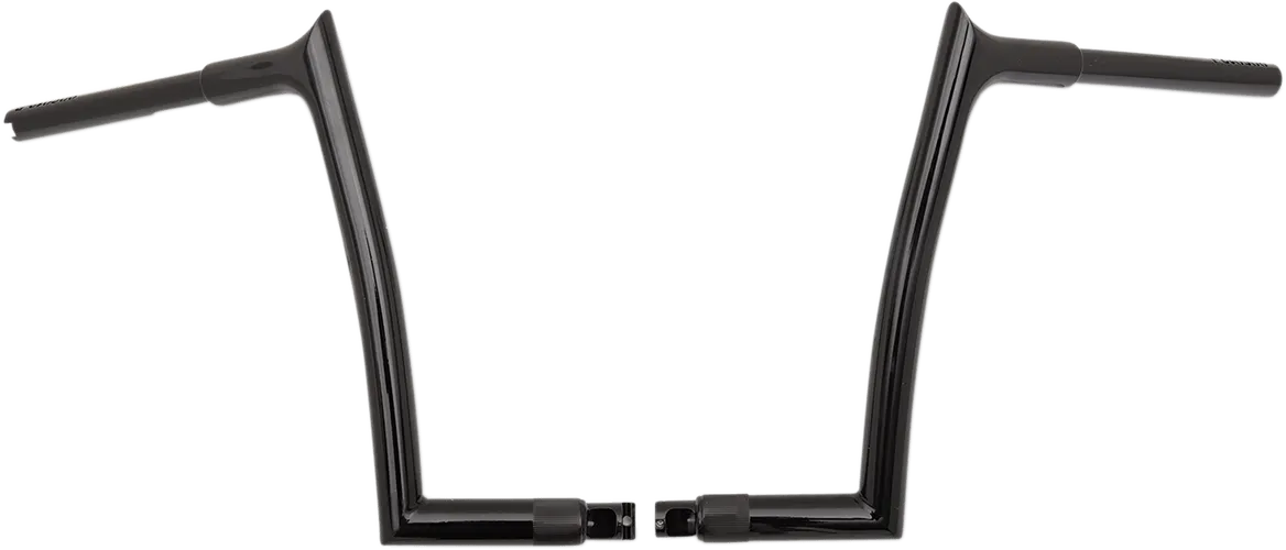 Fat Baggers, Inc. 909316-B 1-1/4in. EZ Install Handlebar Kit with Pointed Top Handlebars - Gloss Black