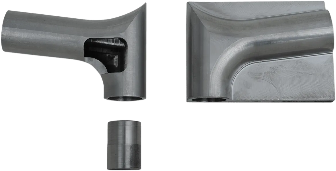Fat Baggers, Inc. 909316-B 1-1/4in. EZ Install Handlebar Kit with Pointed Top Handlebars - Gloss Black