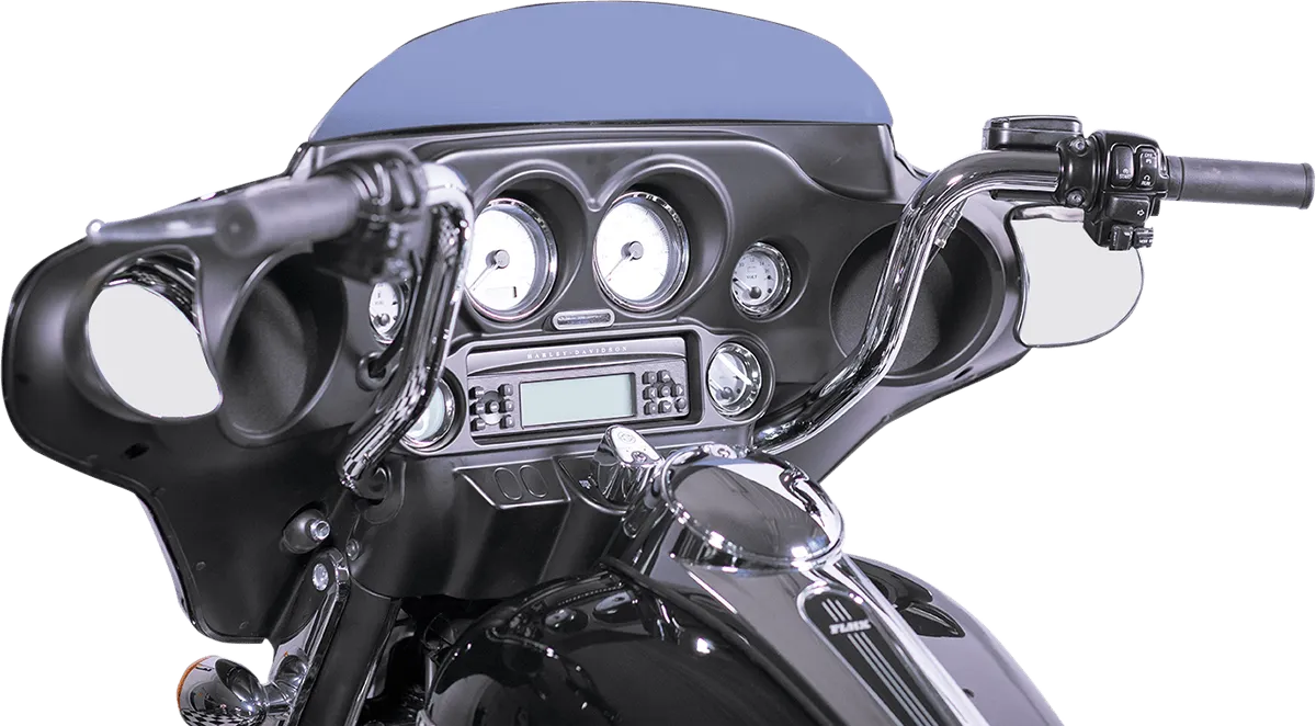 Fat Baggers, Inc. 909412 1-1/4in. EZ Install Handlebar Kit with Round Top Handlebars - Chrome