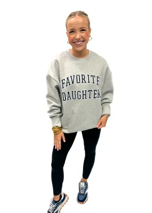 Favorite Daughter Collegiate Sweatshirt - Grey